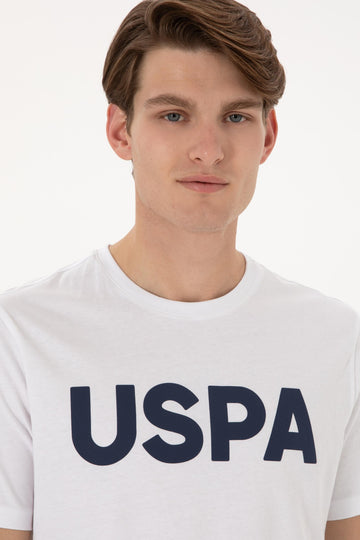 USPA Men T-Shirt USPA Big Logo White VR013 USTSM068 US POLO ASSN.